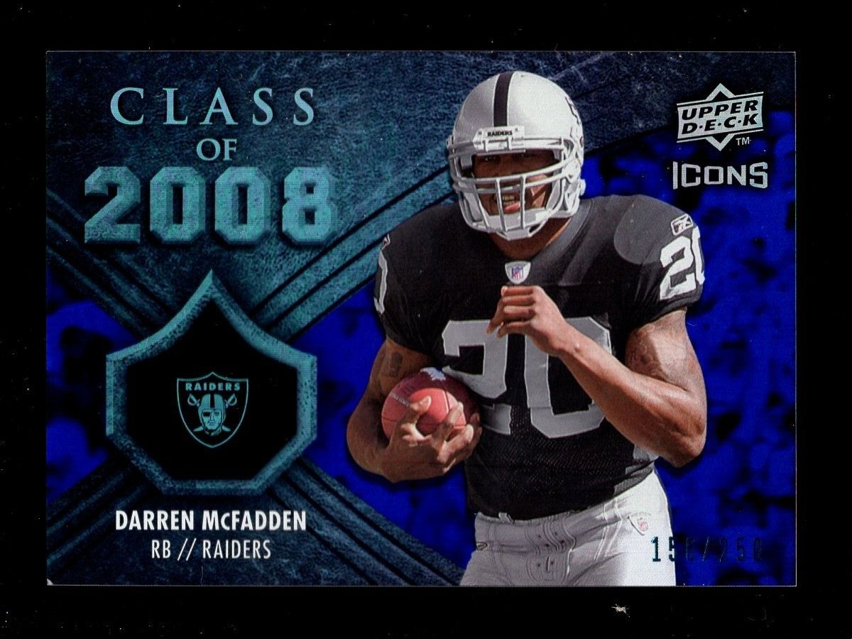 Darren McFadden Upper Deck Icons Class of 2008 #CO1 Blue