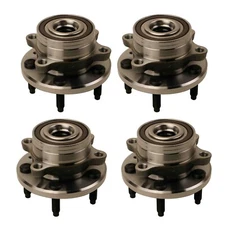 Moog Front & Rear Wheel Bearing and Hub Assemblies Kit For Ford Explorer