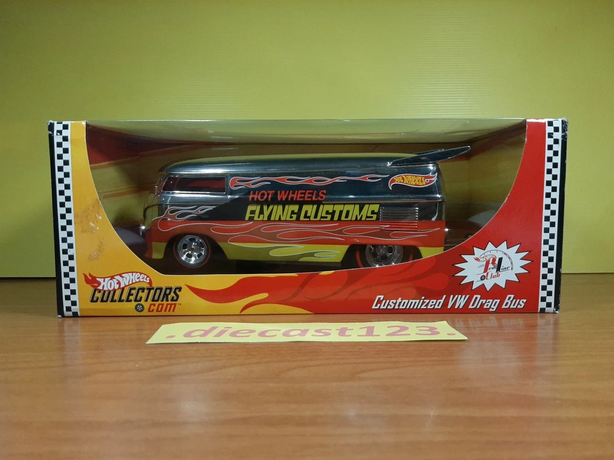 Hot Wheels Customized VW DRAG BUS HW RLC 2002 RED LINE CLUB 2724/5000 Scale  1:18