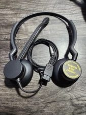 Jabra Headset BIZ 2300 Duo, Model HSC015, 2309-820-105, Black (OPEN ITEM)