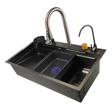 Kitchen Sink Large Capacity Simple Undermount Stainless Steel Sink For Home