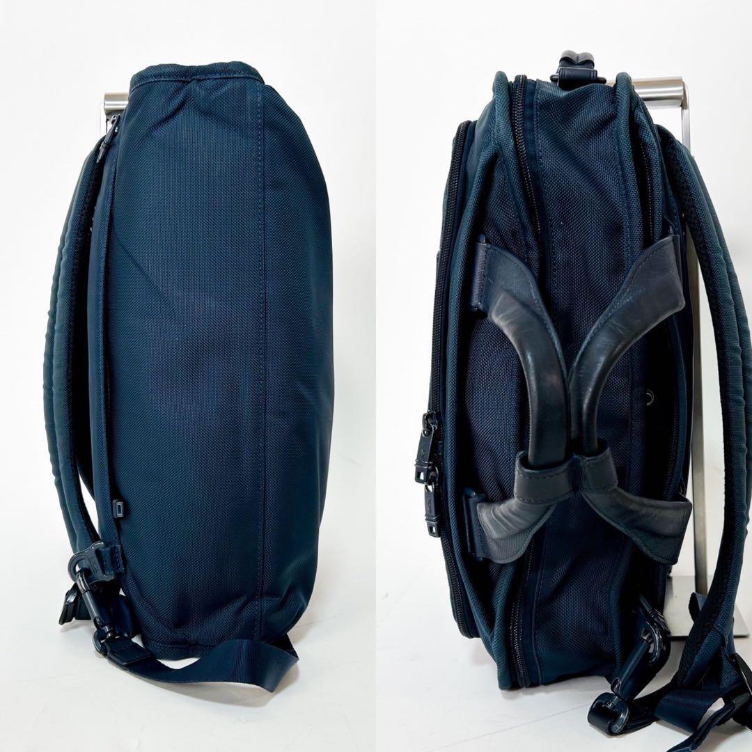 Rare Tumi Ships 3Way Alpha2 Business Bag Backpack Navy Blue Rare Tumi Ships 3Way Alpha2 Business Bag Backpack Navy Blue