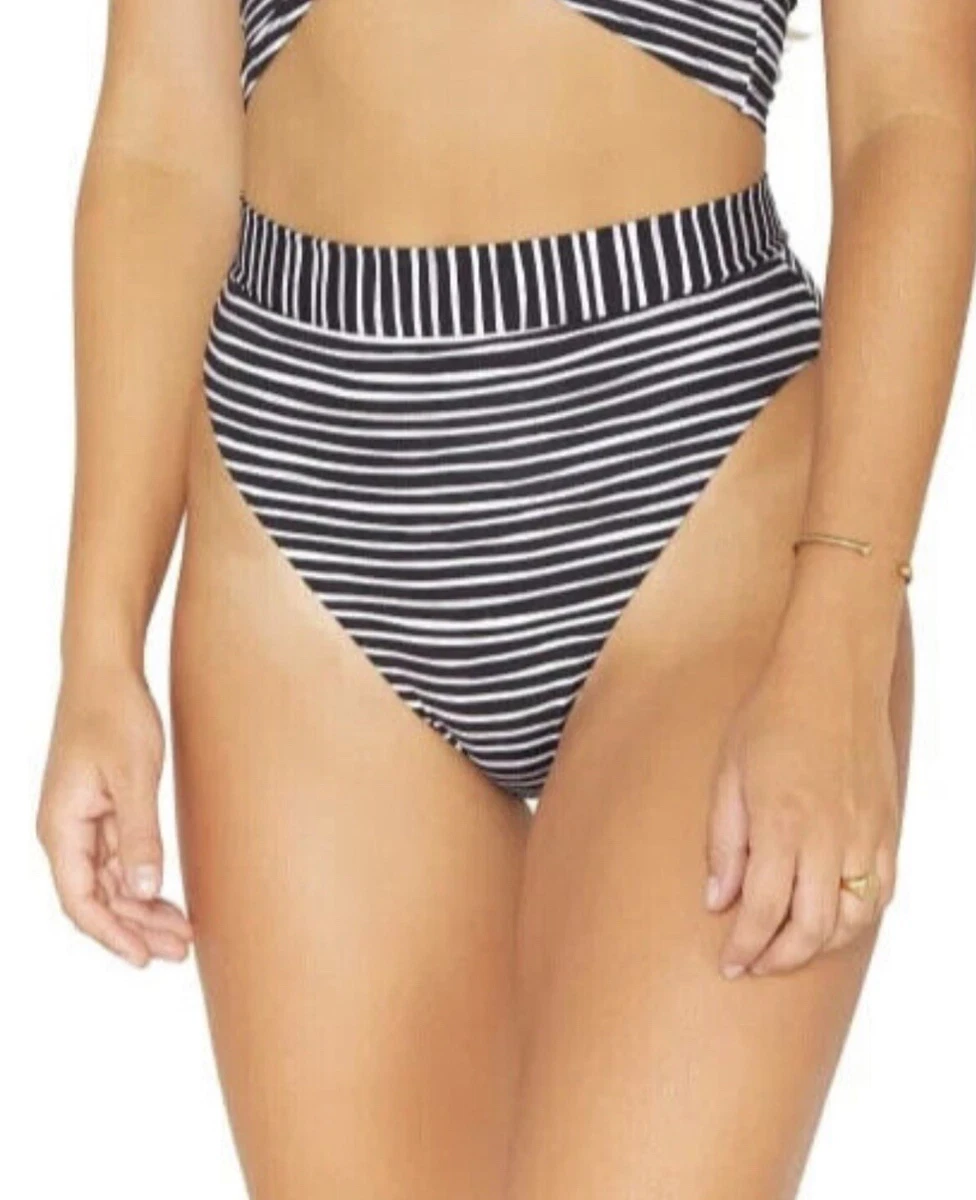 Hurley W Rib MOD Surf Bottom Slip Bikini Donna – Tessuto A Costine, Asciugatura Rapida, Copertura Moderata - 3