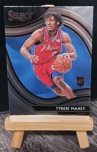 2020-21 Select Courtside TYRESE MAXEY RC #280 Rookie Card Hobby Box Base SSP 