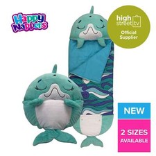 Happy Nappers Kids Sleeping Bag - Plush Toy, Comfy Sleeping Bag & Fluffy Pillow