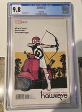 Hawkeye #1 CGC 9.8 NM/M First Solo Kate Bishop Series David Aja 1:25 Variant HTF