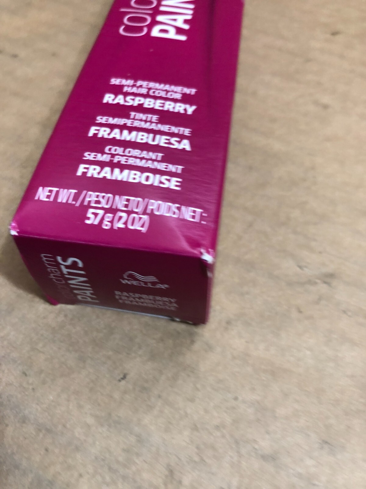 WELLA Colorcharm Paints Semi-Permanent Hair Color Raspberry 2 oz New / Sealed ~
