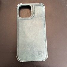 Coque portefeuille Vana Vagy bleu vert iPhone 13 Pro Max