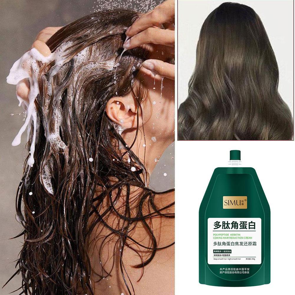Polypeptide Keratin Coking Hair Reduction Cream Smoothing