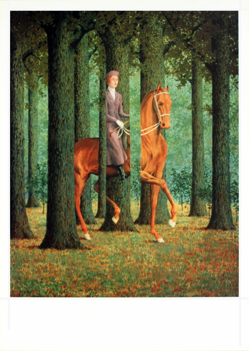 RENE MAGRITTE Le Blanc-seing 27.5