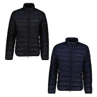 GANT Herren Daunenjacke - LIGHT DOWN JACKET, leichte Steppjacke, Stehkragen, ...