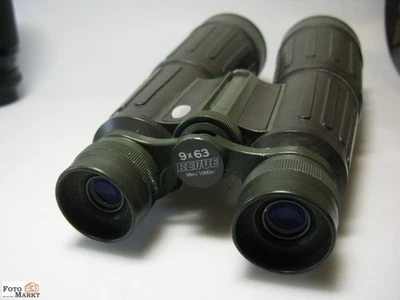 Fernglas 9 x 63 Binokular Revue 96 m / 1000 m Nacht - / Jägerglas outdoor - Bild 1 von 3
