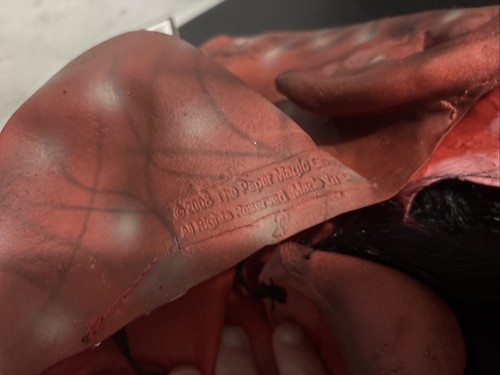 Vintage Teufel Gummi Latex Halloween Maske Made In 2006 Neu - Bild 6 von 6