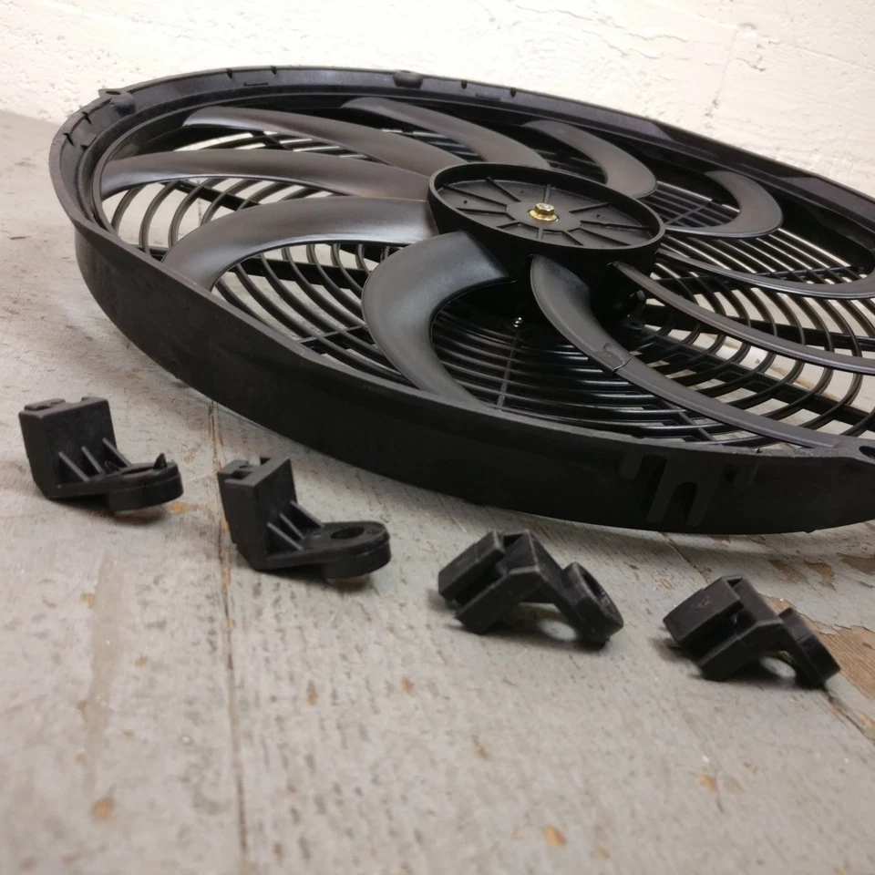 1975 雪佛兰科迈罗 16 英寸超载散热器风扇冷却汽车紧身 — 第 2/4 张图片