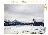 Calvendo Puzzle Winter Mountain Landscape | 1000 Pieces, Finished Size 25.2 × 18