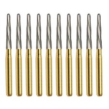 10x Dental Trimmen Finishing Bohrer Hartmetall  Zahnmedizin Chirurgie Werkzeuge