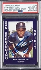 1988 CAL CARDS SAN BERNARDINO SPIRIT #34 KEN GRIFFEY JR. PSA 8 DNA AUTO 10