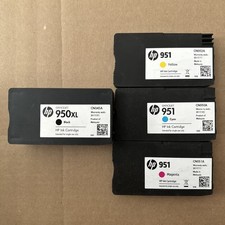 4 Pack HP 950XL 951 Black Color Cyan Yellow Magenta Ink 950 XL set Open Exp 2017