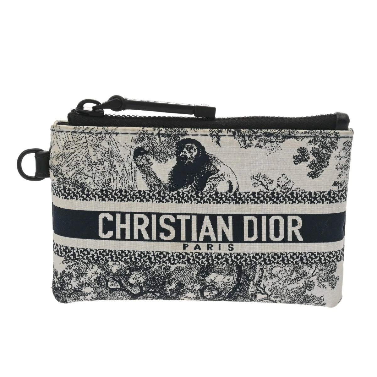 Dior Multifunction Pouch Coin Case Only White Nav… - image 1