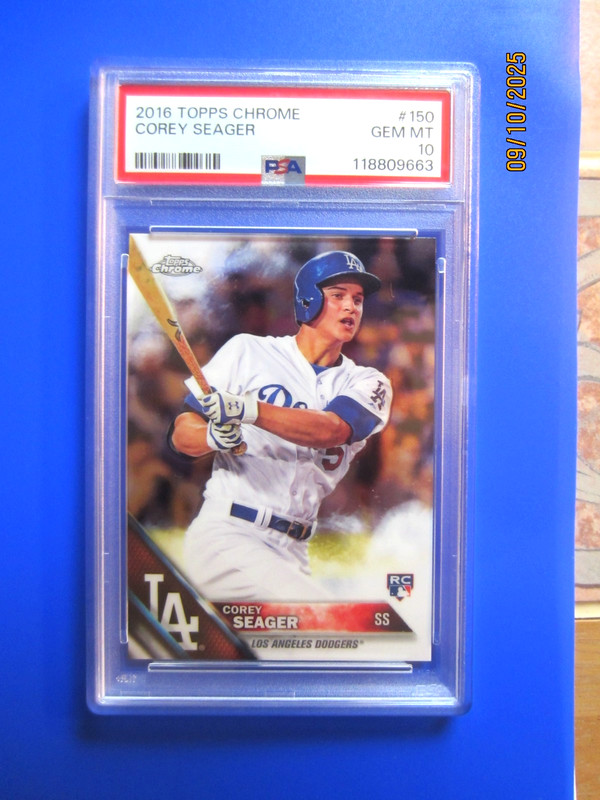 2016 Topps Chrome - Corey Seager #150 Refractor (RC)