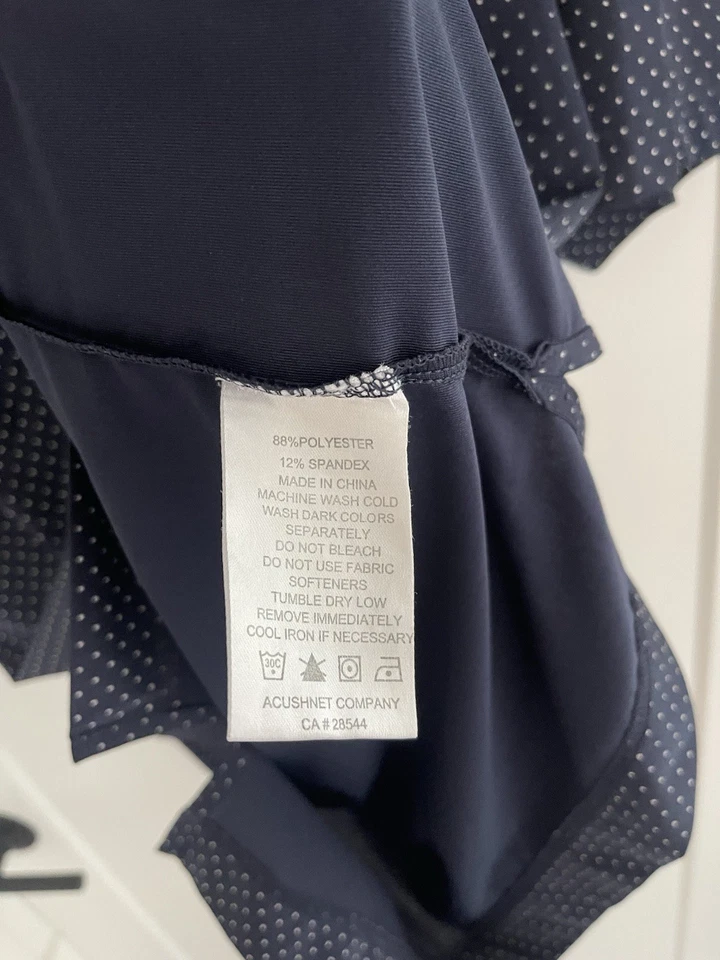 Camisa polo de golf Bandon Dunes Sheep Ranch FootJoy - grande para hombre - azul marino - nueva sin etiquetas Foto 4 de 4