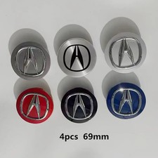 4 pezzi tappi coprimozzo centrale ruota auto 69 mm adatti per Acura RDX TLX CDX MDX RDX ZDX