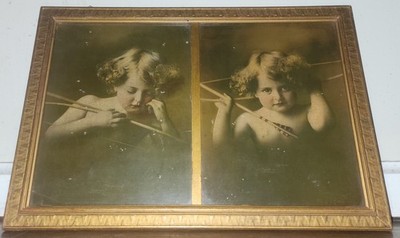 Antique Cupid Awake & Cupit Asleep NR Circa. 1897