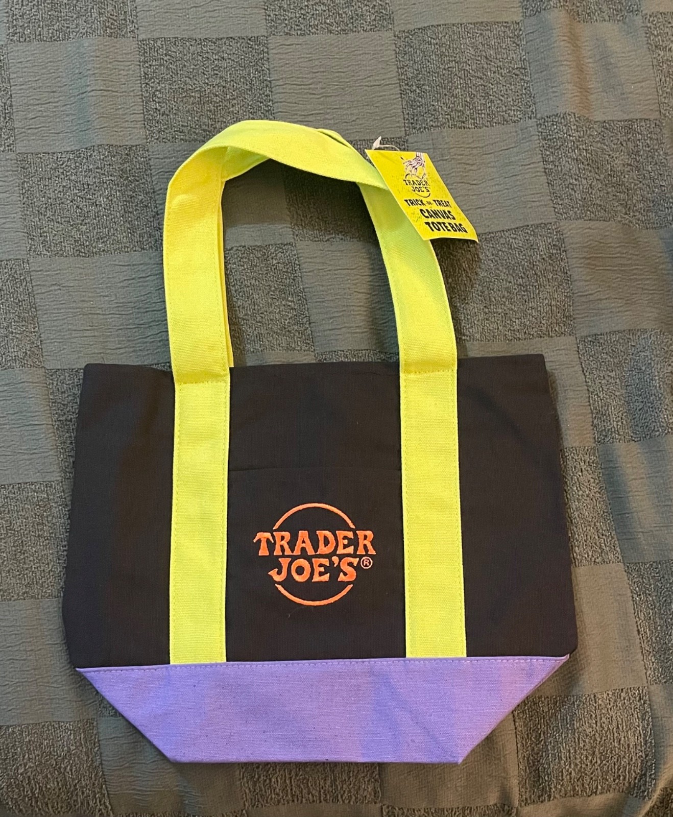 Trader Joe’s Trick Or Treat  Mini Tote Bag  Limited Edition Halloween / All Year