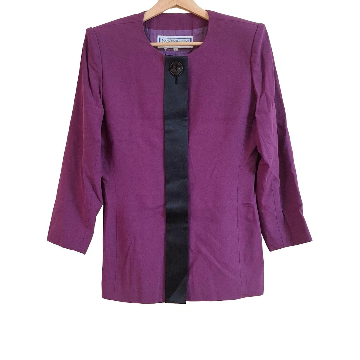 Autentica Yves Saint Laurent Giacca da donna viola