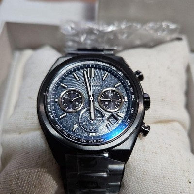 SEIKO ASTRON SBXY105 NEXTER Starry Sky Limited Titanium Radio Solar Watch 41,3mm
