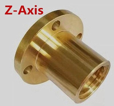 Milling Machine Bushing Z-Axis Screw Copper Brass Nut Mill Tools For Bridgeport