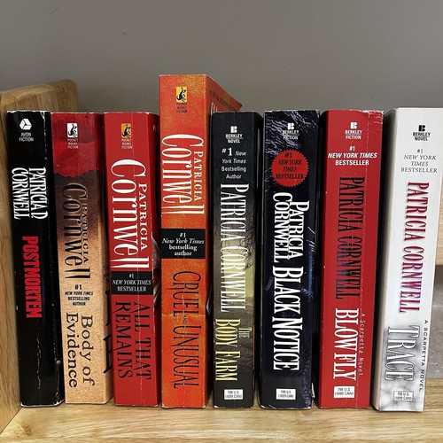 Patricia Cornwell Kay Scarpetta Series 1-5,10,12,13 (Book Lot 8 Paperback)