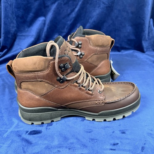 ECCO Men’s Track 25 Gore Tex Mid High Hiking Boots Leather Brown Size 10 0361 - Bild 3 von 7