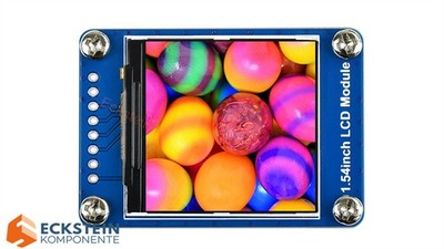 WaveShare 240×240, General 1.54 Zoll LCD Display Module, IPS, 65K RGB Farben,SPI