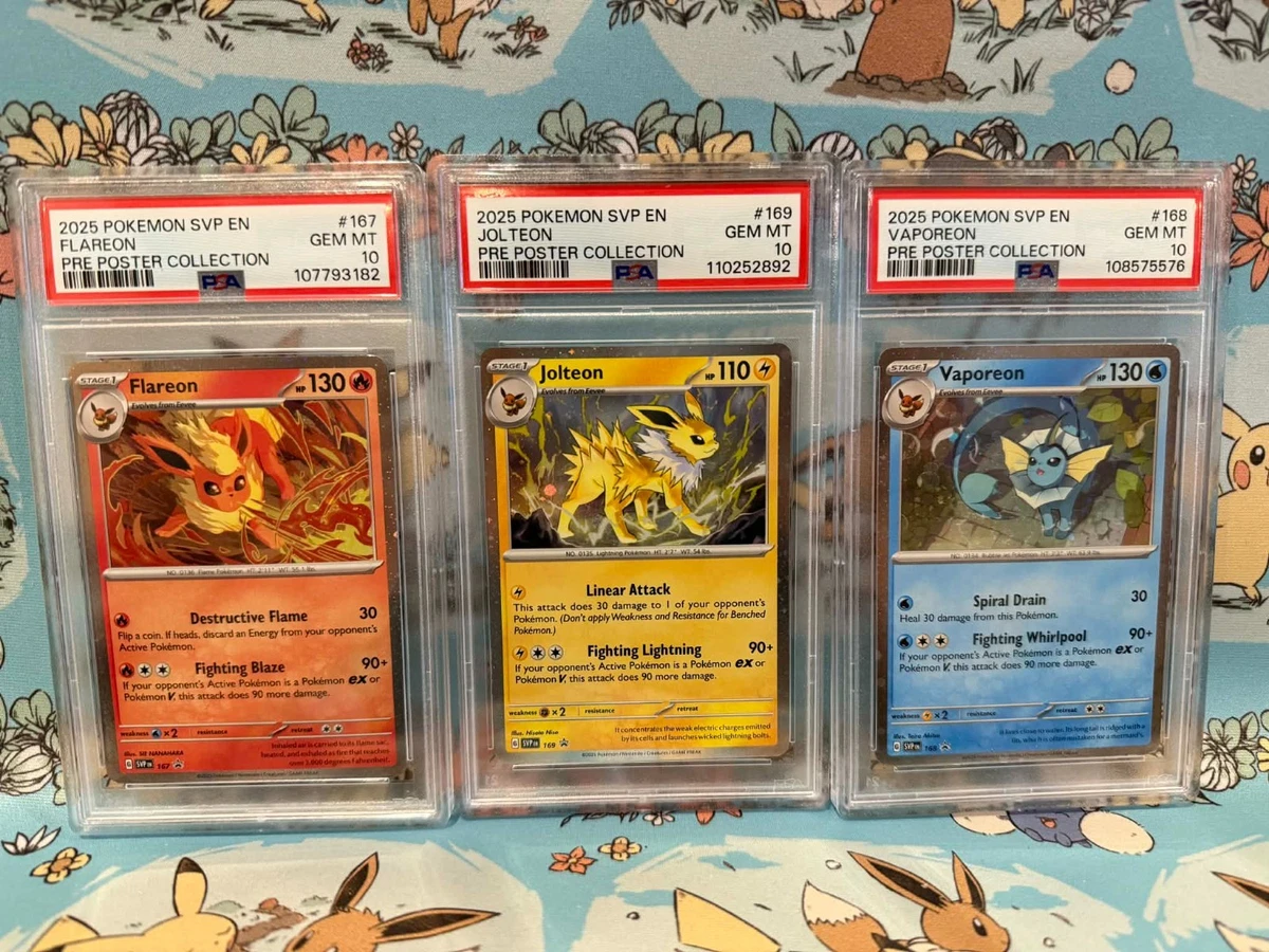 Jolteon Pokémon TCG Professional Sports Authenticator (PSA) Grade
