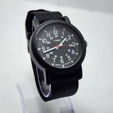 Timex Indiglo T2N364 Black Tone WR 50M QUARTZ Analog Men's Watch