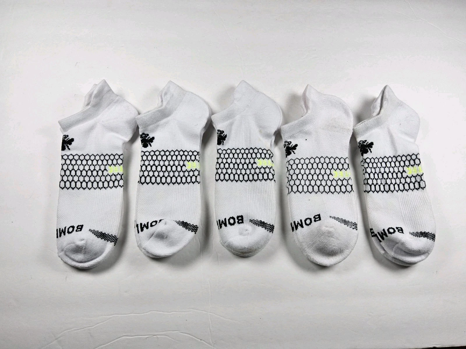 Bombas Hex-Tec Ankle Socks Lot Of 5 Pairs Size L