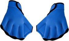 Pair of Aquatic Fitness Swim Training Gloves Water Resistance Training Aqua Fit