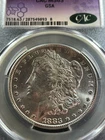 1883-CC $1 CAC MS63 Morgan Silver Dollar Carson City GSA Pedigree Mint State 63