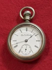 Antique 1894 Elgin "H.H. Taylor" 18s & 15j Railroad Pocket Watch-Runs Great