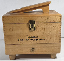 Vintage Art Deco Ronson Roto-Shine Electric Shoe Shine Polisher Kit