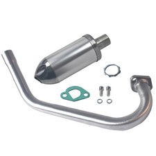 Exhaust Pipe with Muffler For Predator 212cc 196cc For Coleman Ct200u Ct200u-Ex