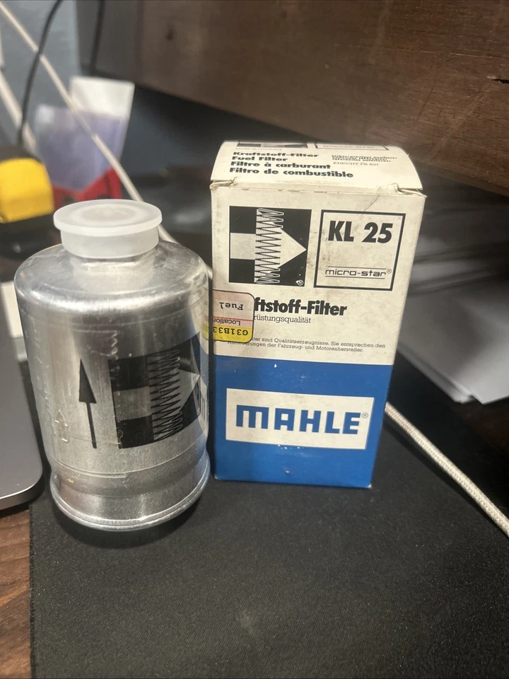 FILTRO DE COMBUSTIBLE MOHLE Se adapta a BMW 320i 1977-1978 (#13 32 1 262 324 / KL25) Foto 2 de 3