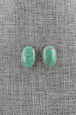 Turquoise & Sterling Silver Earrings - Rosemary Saunders