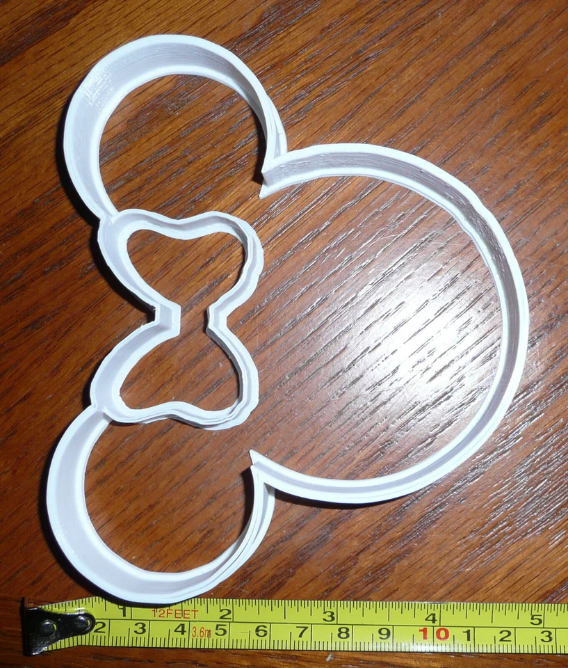 MINNIE MOUSE HEAD WITH BOW CHARACTER SPECIAL COOKIE CUTTER USA PR308 - Image 4 of 4