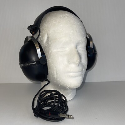 Vintage Pioneer Headphones SE-205 Stereo Amp Guitar 70s 80s missing left ear pad