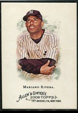 2008 Topps Allen & Ginter Mariano Rivera #116 New York Yankees