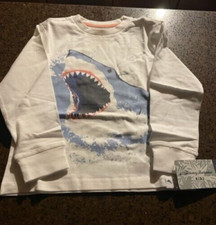 TOMMY BAHAMA BOYS BIG BLUE SHARK T-SHIRT, SIZE 4
