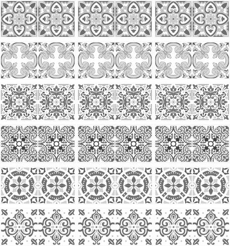 Fliesenaufkleber Wasserdicht Bordüre / Metro Blau Mosaik 24er Pack 150mm x 75mm BT07 - Bild 1 von 19