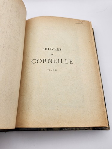 Oeuvres De Corneille (Tome 2) 1764 Edition - Foto 3 di 9